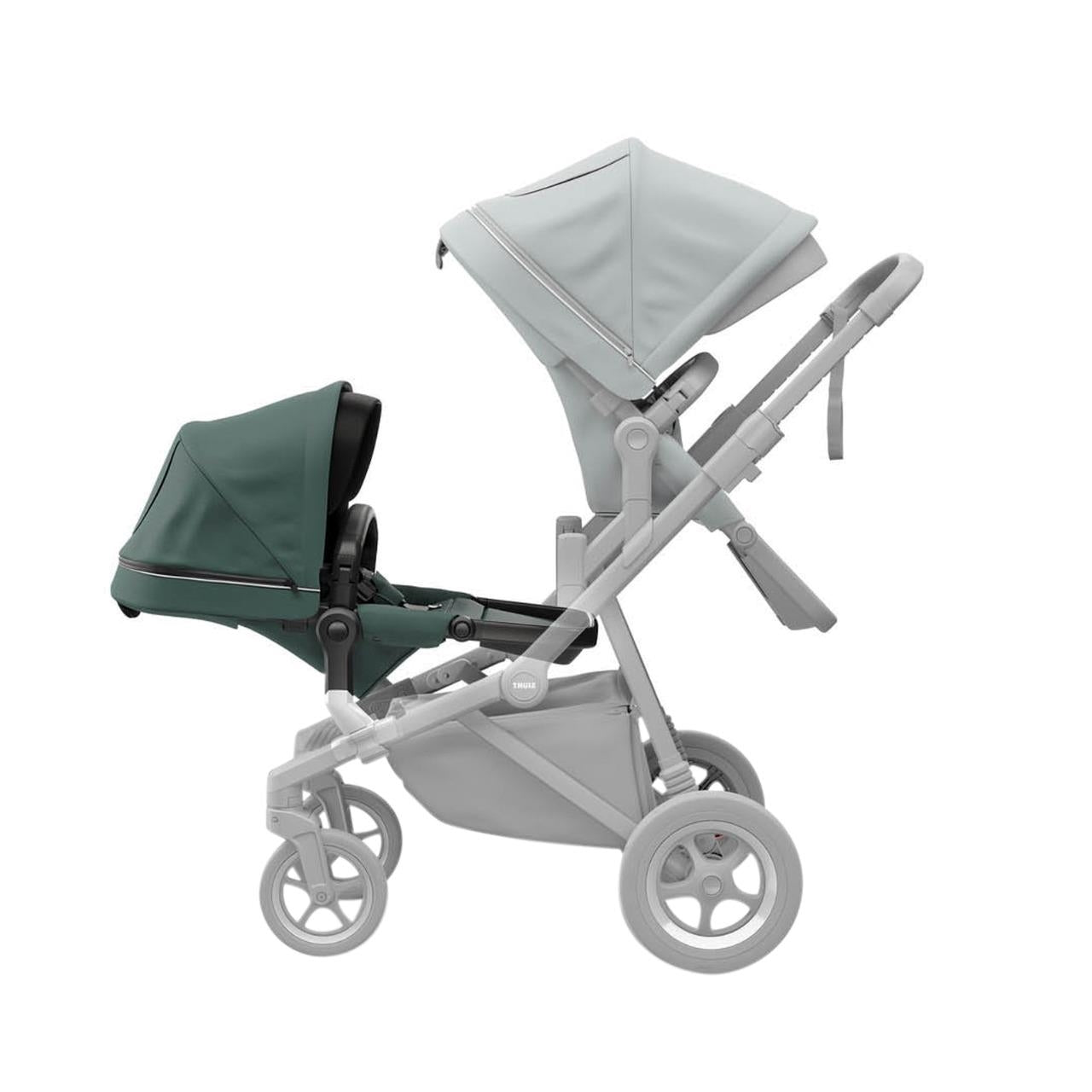 Accesoriu Thule Sleek Sibling Seat - Scaun suplimentar pentru Thule Sleek Mallard Green