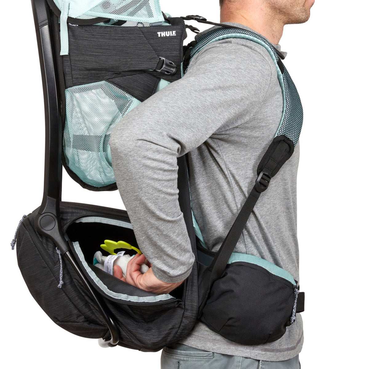 Rucsac transport copii, Thule, Sapling, Negru