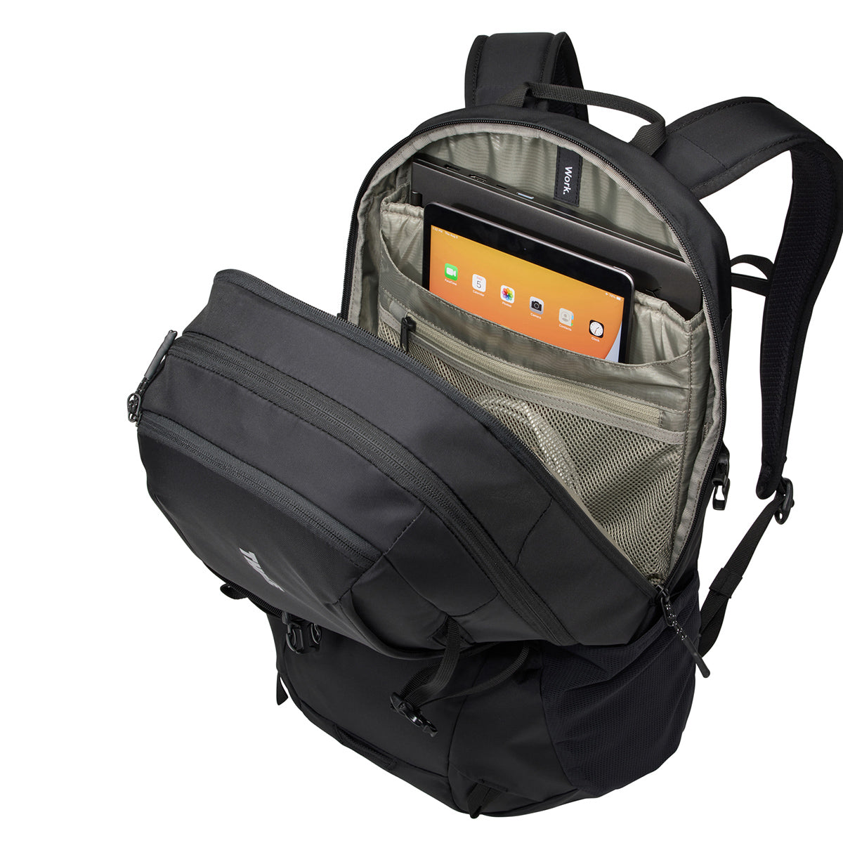 Rucsac urban cu compartiment laptop, Thule, EnRoute, 23L, Black (model 2022)