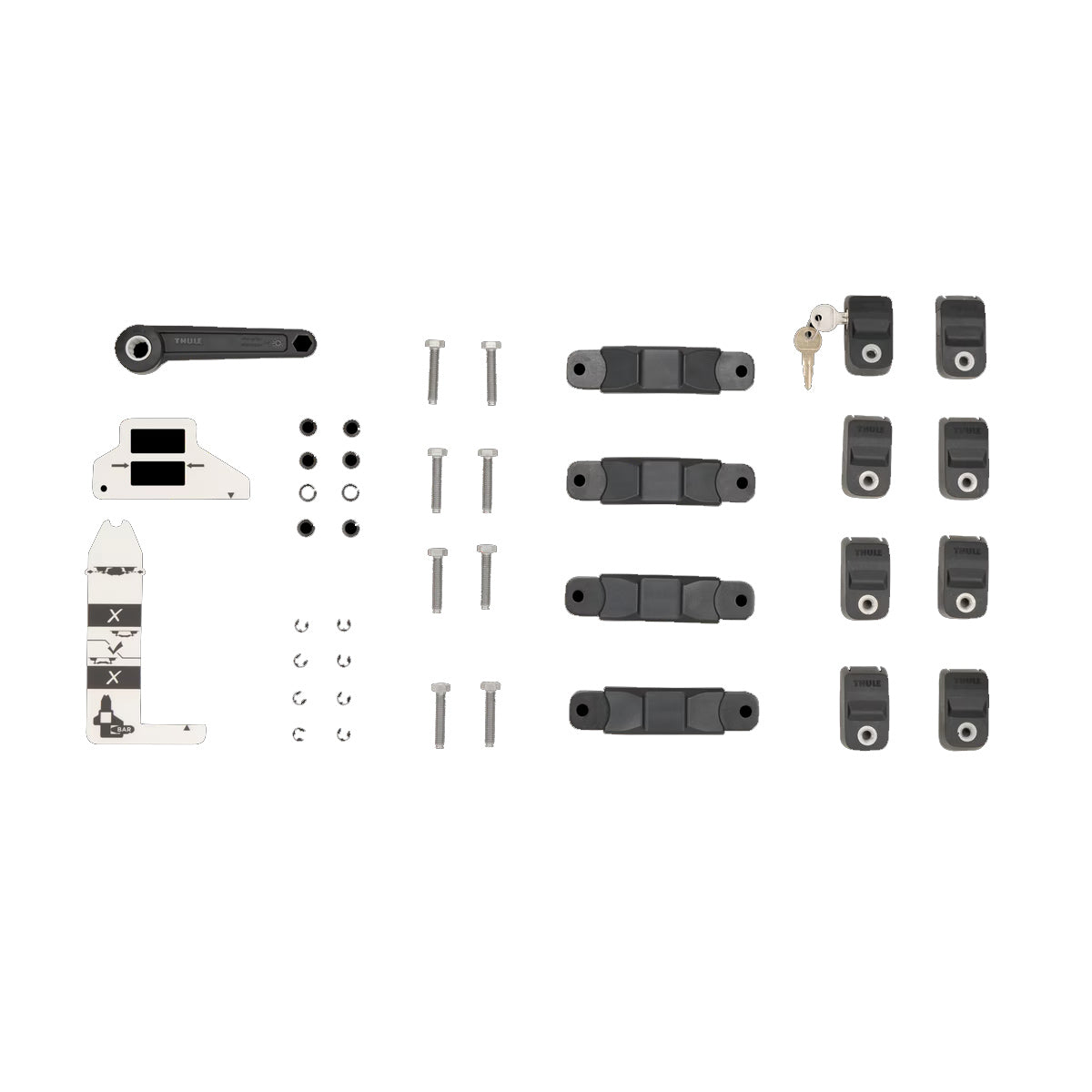 Suporturi de montare a cortului auto, Thule, Negru 901550