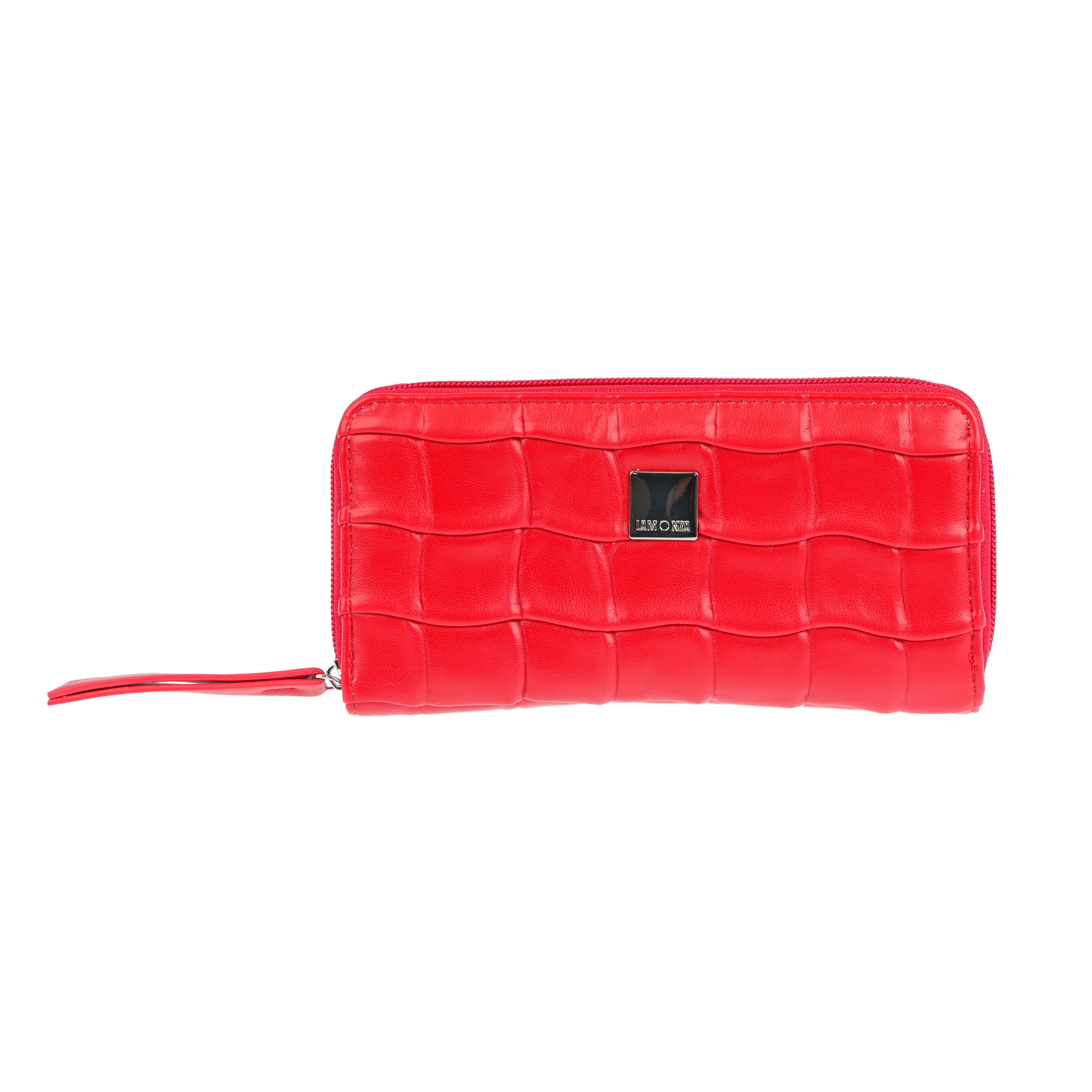 Portofel De Dama Lamonza Darina 22x10x2.5 cm kg rosu