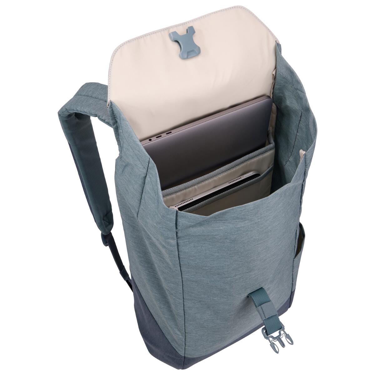Rucsac urban cu compartiment laptop, Thule, Lithos, 16L, Pond/Dark Slate