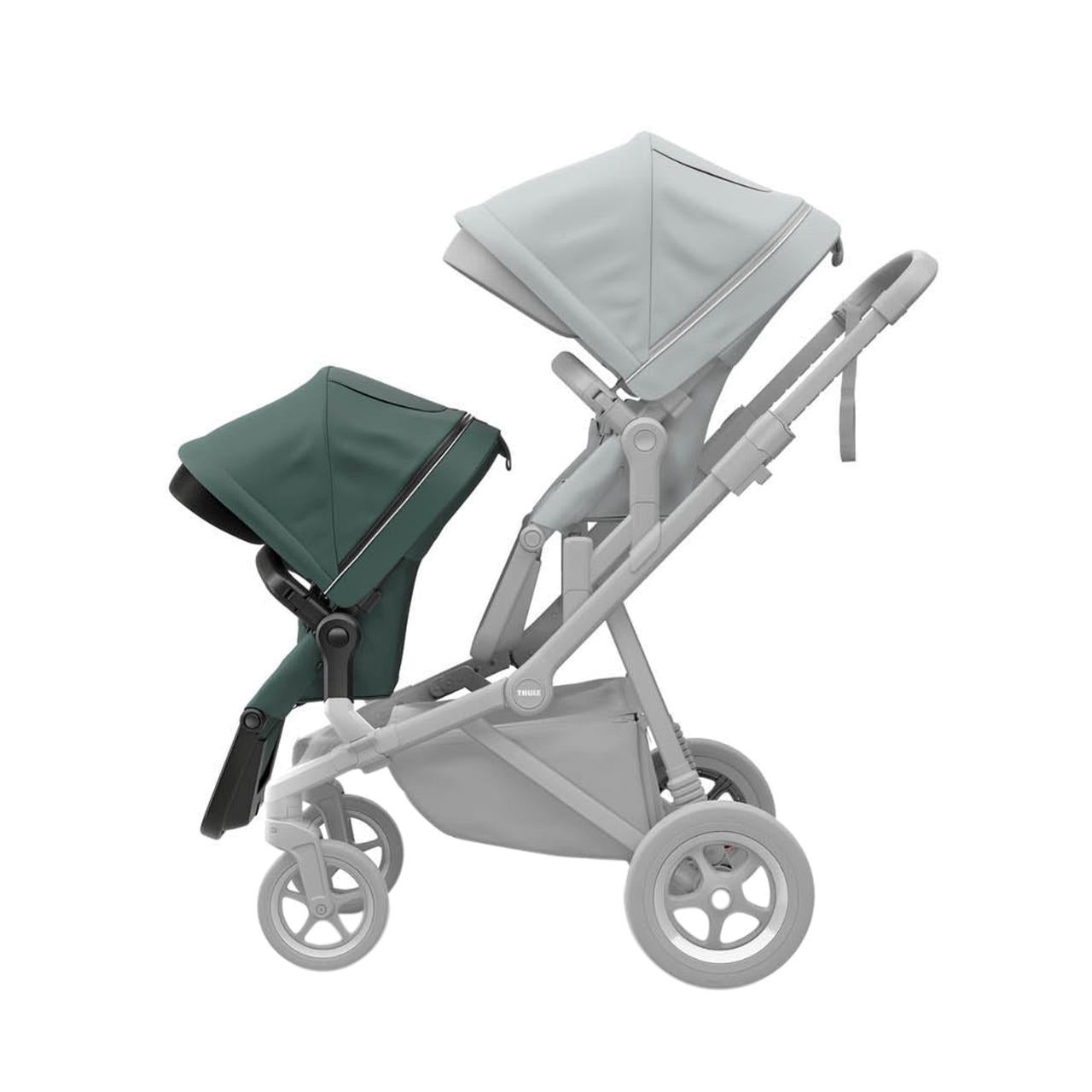Accesoriu Thule Sleek Sibling Seat - Scaun suplimentar pentru Thule Sleek Mallard Green