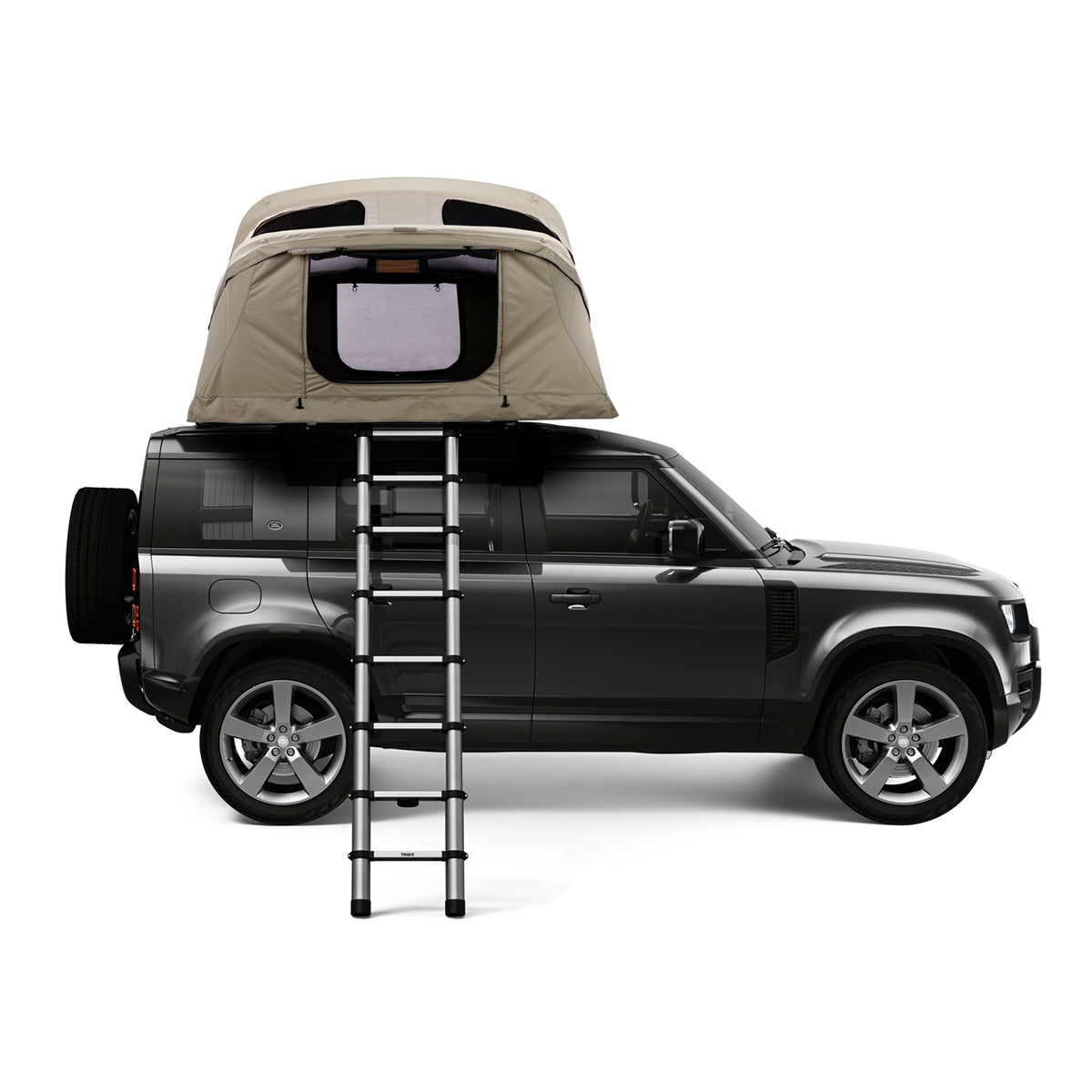 Cort auto cu prindere pe plafon, Thule, Approach L, pentru 4 persoane, Pelican Gray