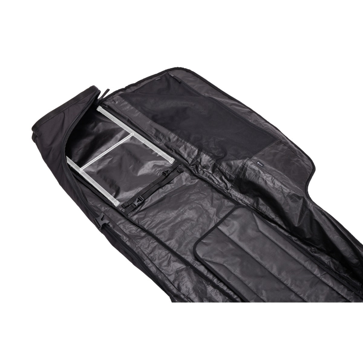 Geanta schi Thule RoundTrip Double Ski Roller 175cm, Negru, 2024