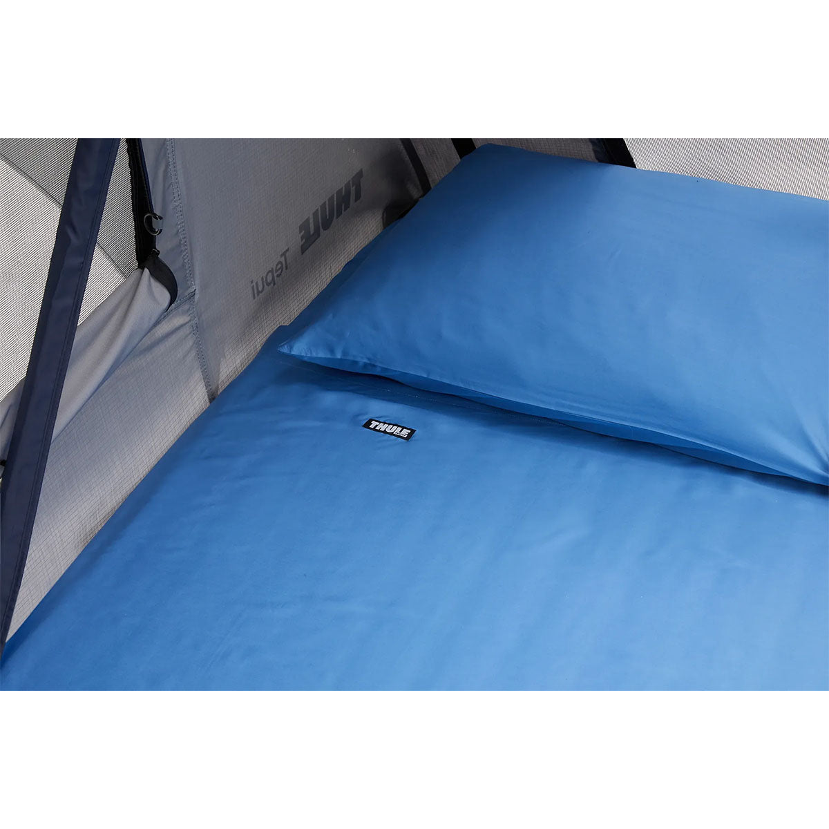 Lenjerie de pat, Thule, pentru saltea de 3 persoane, Albastru