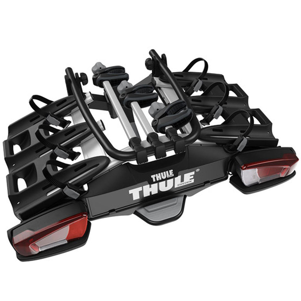 Suport biciclete Thule VeloCompact 926 cu prindere pe carligul de remorcare, pentru 3 biciclete - Pack&Go