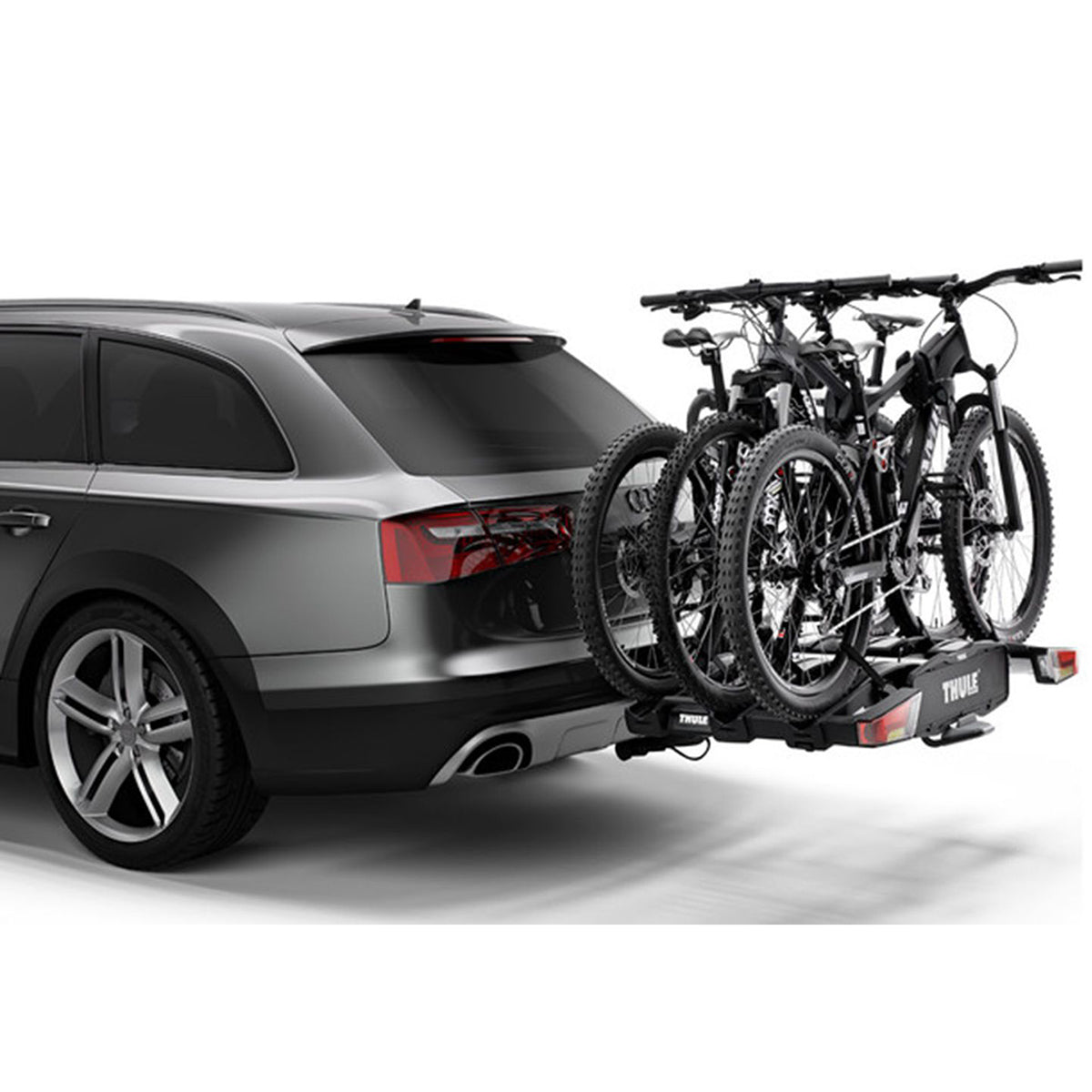 Suport biciclete Thule EasyFold XT 3 cu prindere pe carligul de remorcare - pentru 3 biciclete