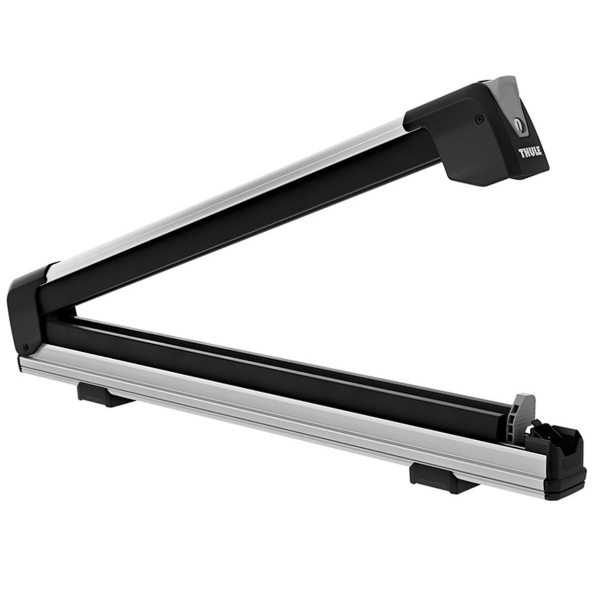 Suport 6 perechi schiuri Thule SnowPack 7326 cu prindere pe bare transversale aluminiu cu profil T - Pack&Go