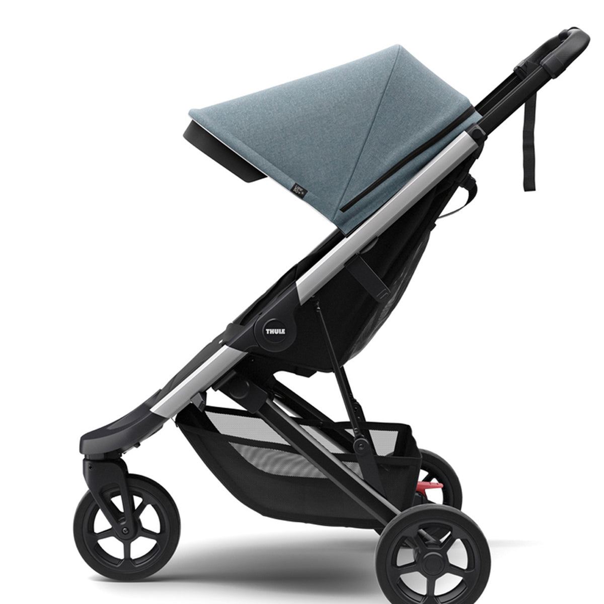 Cadru carucior Thule SPRING  din aluminiu ARGINTIU