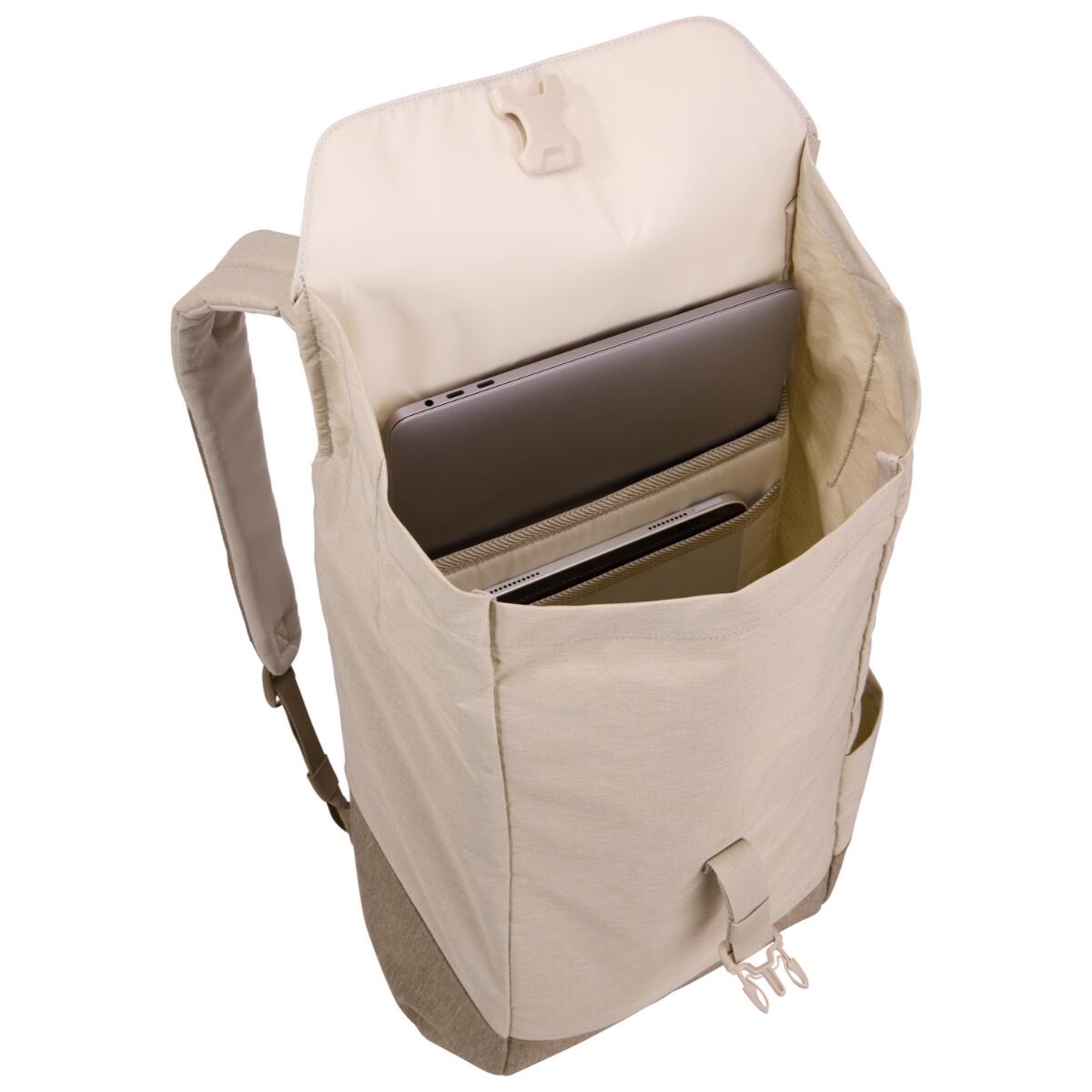 Rucsac urban cu compartiment laptop, Thule, Lithos, 16L, Pelican Gray/Faded Khaki