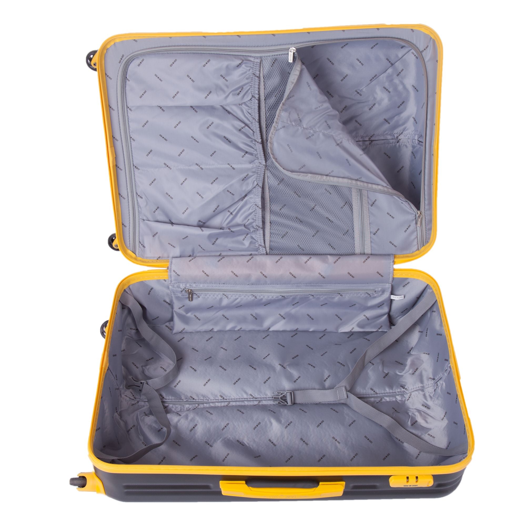 Troler Lamonza Fantasy 77x53x30 cm 3.9 kg  mov/ galben