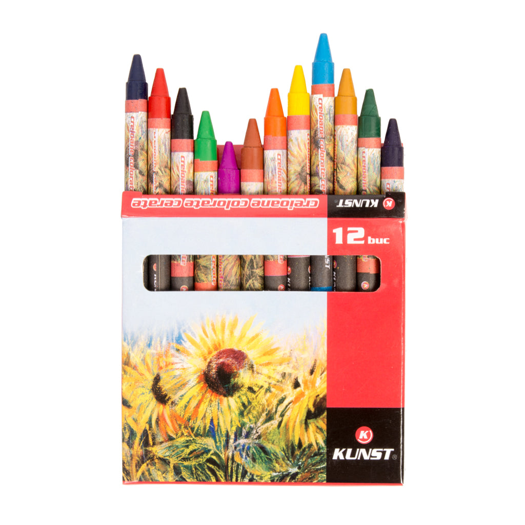 Creioane Colorate Cerate Kunst  10x12x1 cm  kg non toxice multicolor
