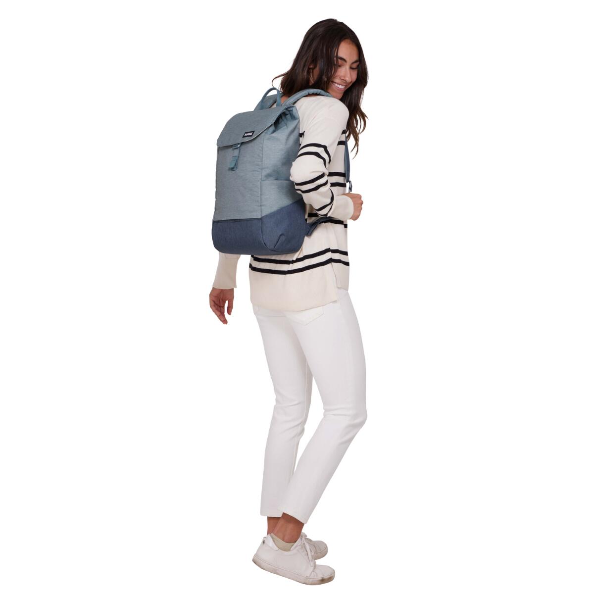 Rucsac urban cu compartiment laptop, Thule, Lithos, 16L, Pond/Dark Slate