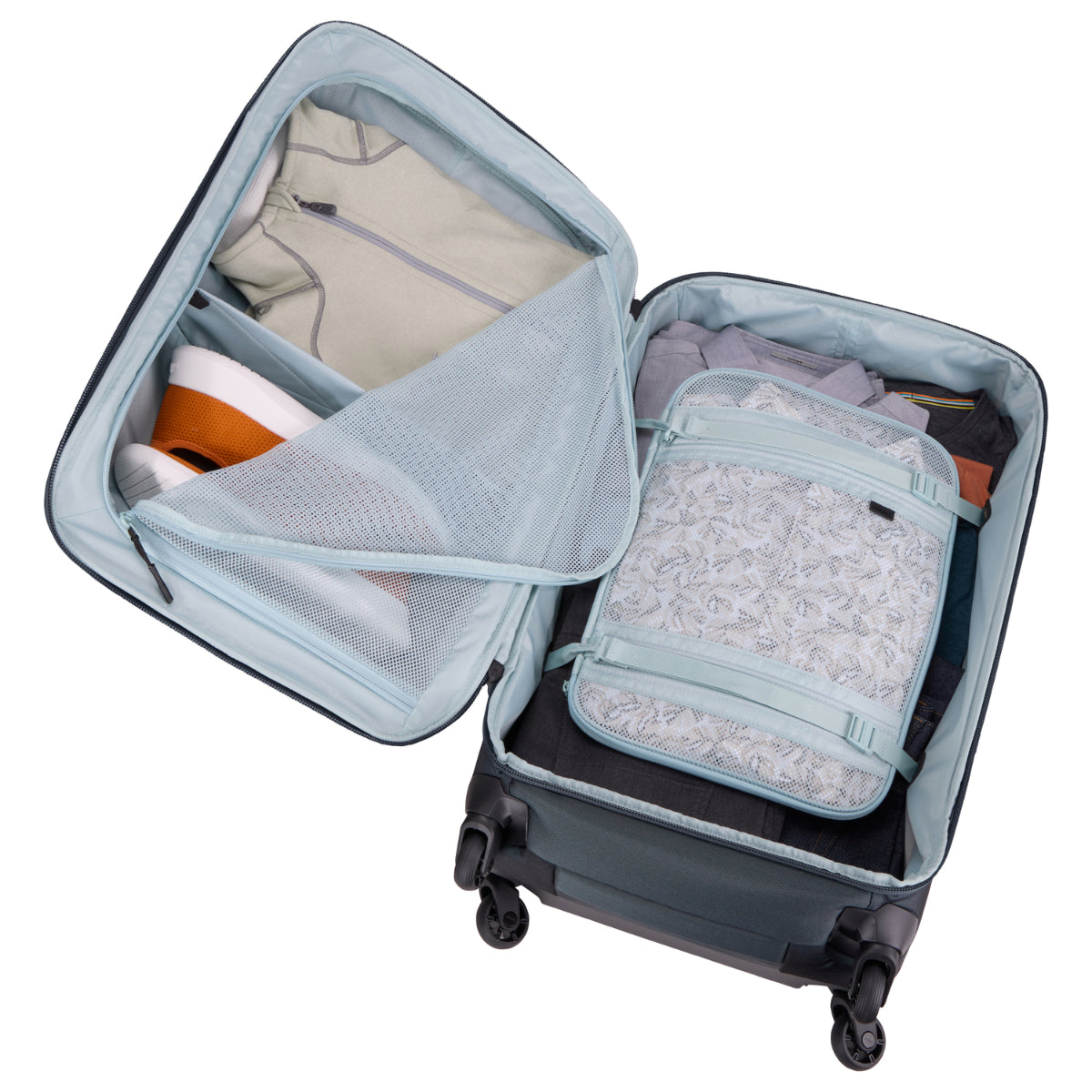 Geanta voiaj, Thule, Subterra Checked Spinner, 68 cm, 65L, Dark Slate