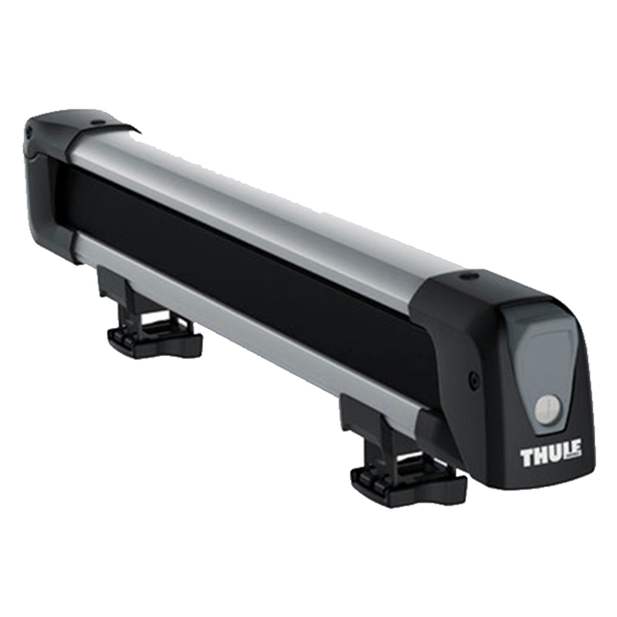 Suport 2 perechi schiuri Thule SnowPack 7322 cu prindere pe bare transversale aluminiu cu profil T - Pack&Go