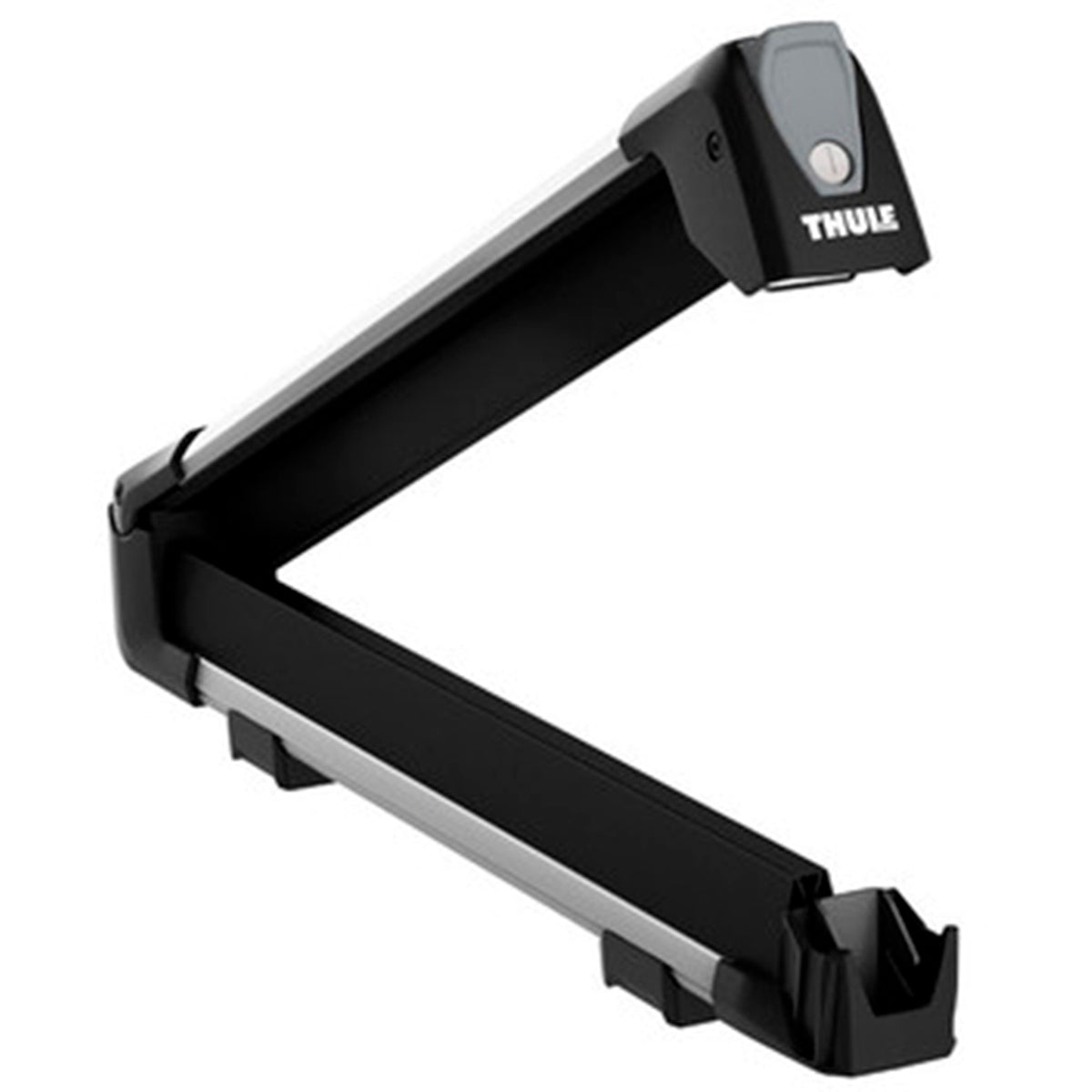 Suport 2 perechi schiuri Thule SnowPack 7322 cu prindere pe bare transversale aluminiu cu profil T - Pack&Go