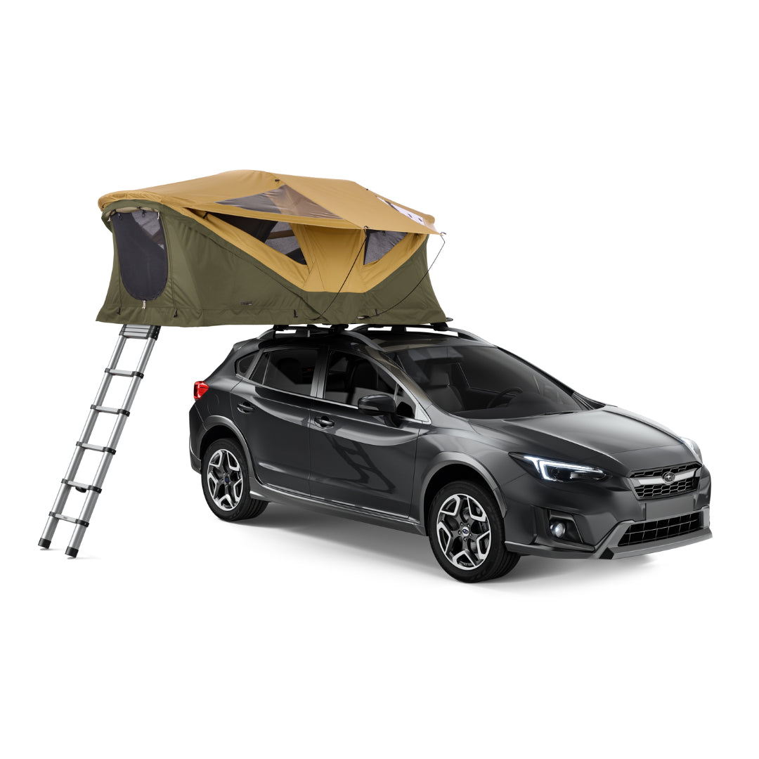 Cort auto cu prindere pe plafon, Thule, Approach S, pentru 2 persoane, Fennel Tan
