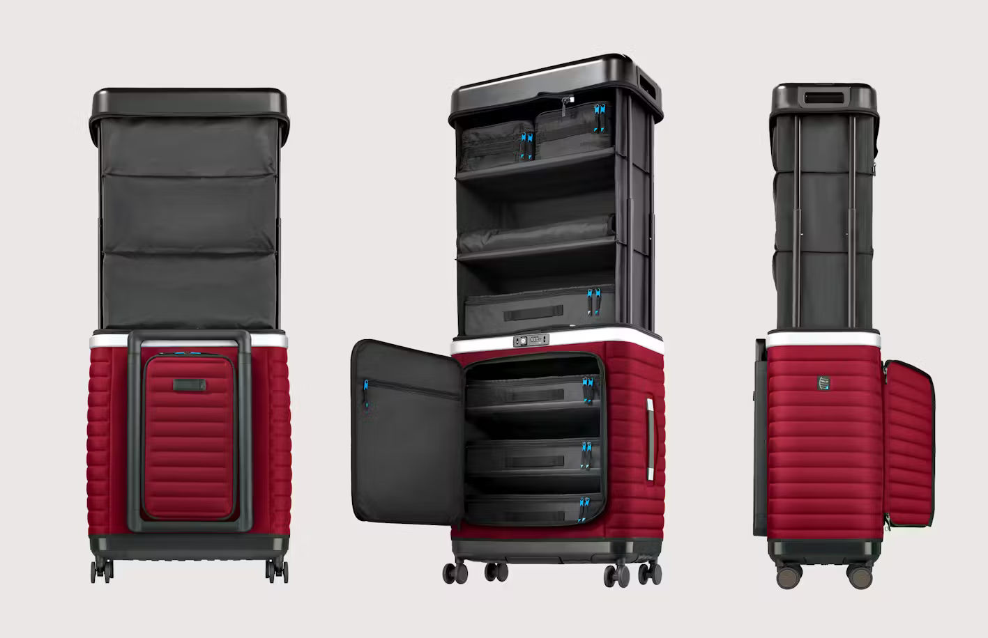 Troler extensibil cu sistem de garderoba - Pull Up Suitcase - Pack&Go