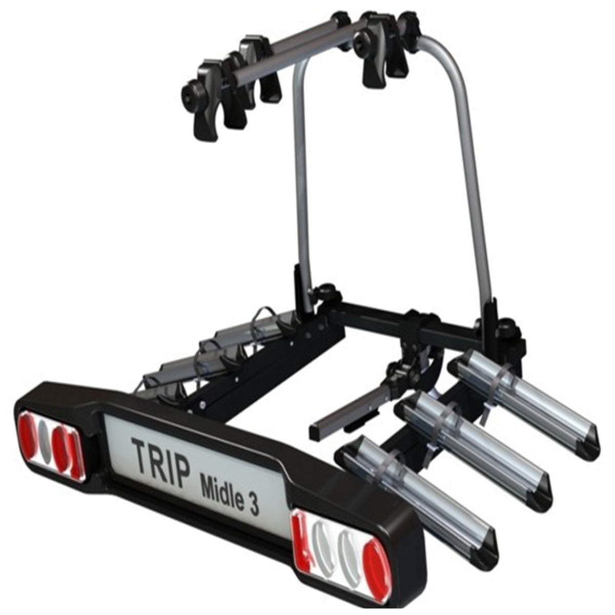 Suport biciclete Hakr Trip pentru 3 biciclete cu prindere pe carligul de remorcare - Pack&Go