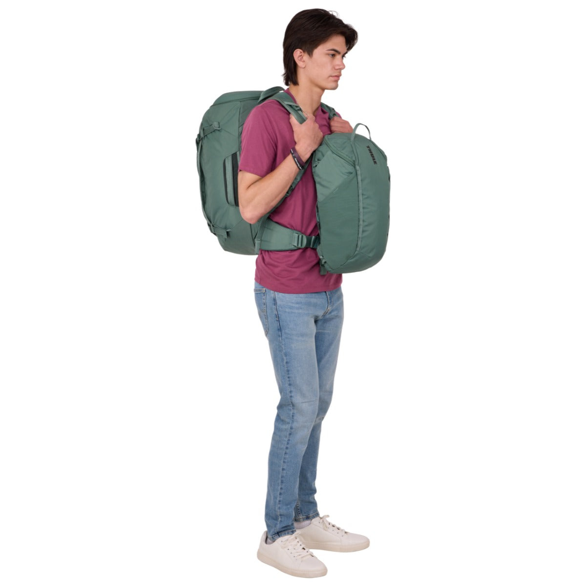 Rucsac tehnic Thule Landmark, 60L, Unisex, Hazy Green