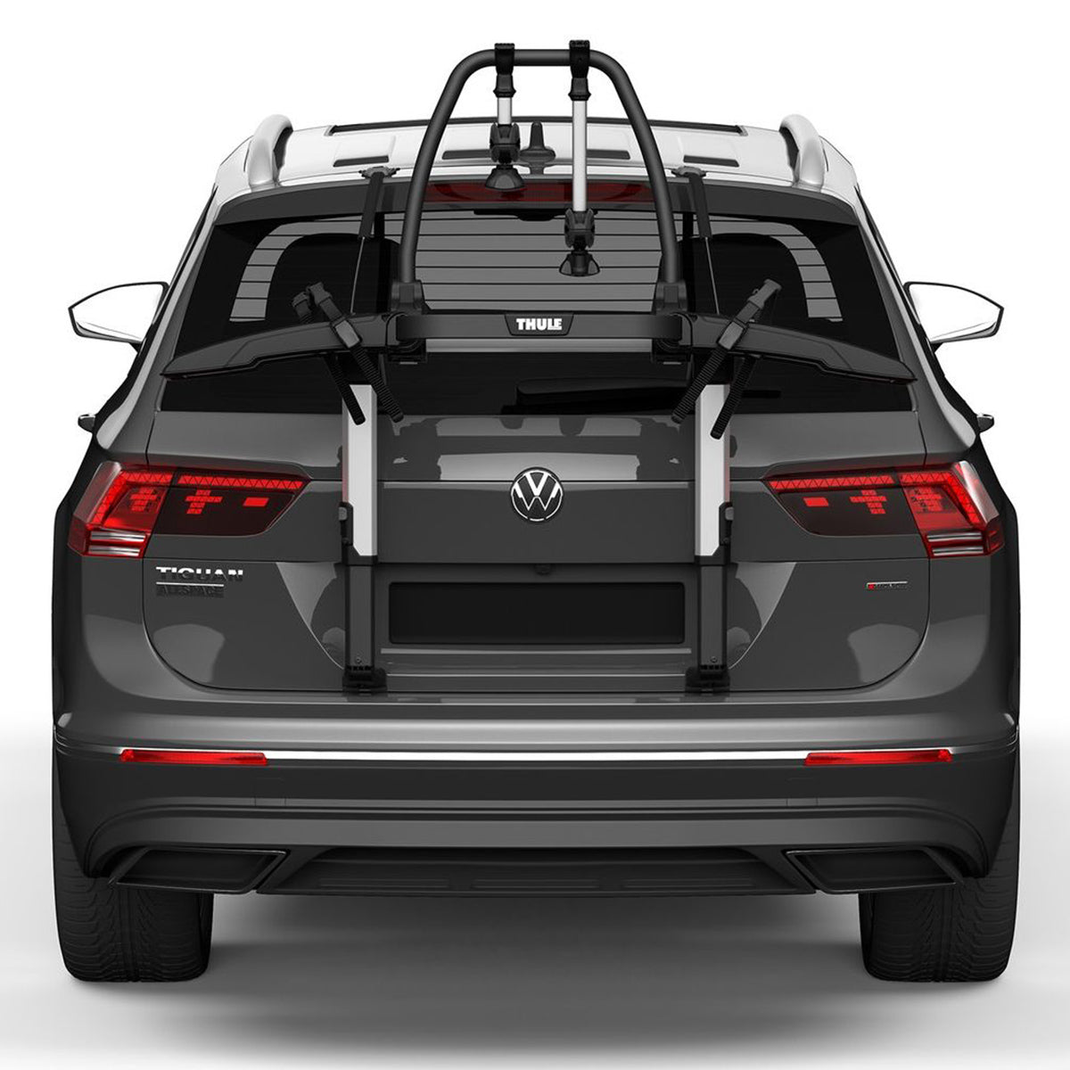 Suport bicicleta Thule OutWay Platform 2 cu prindere pe haion pentru 2 biciclete