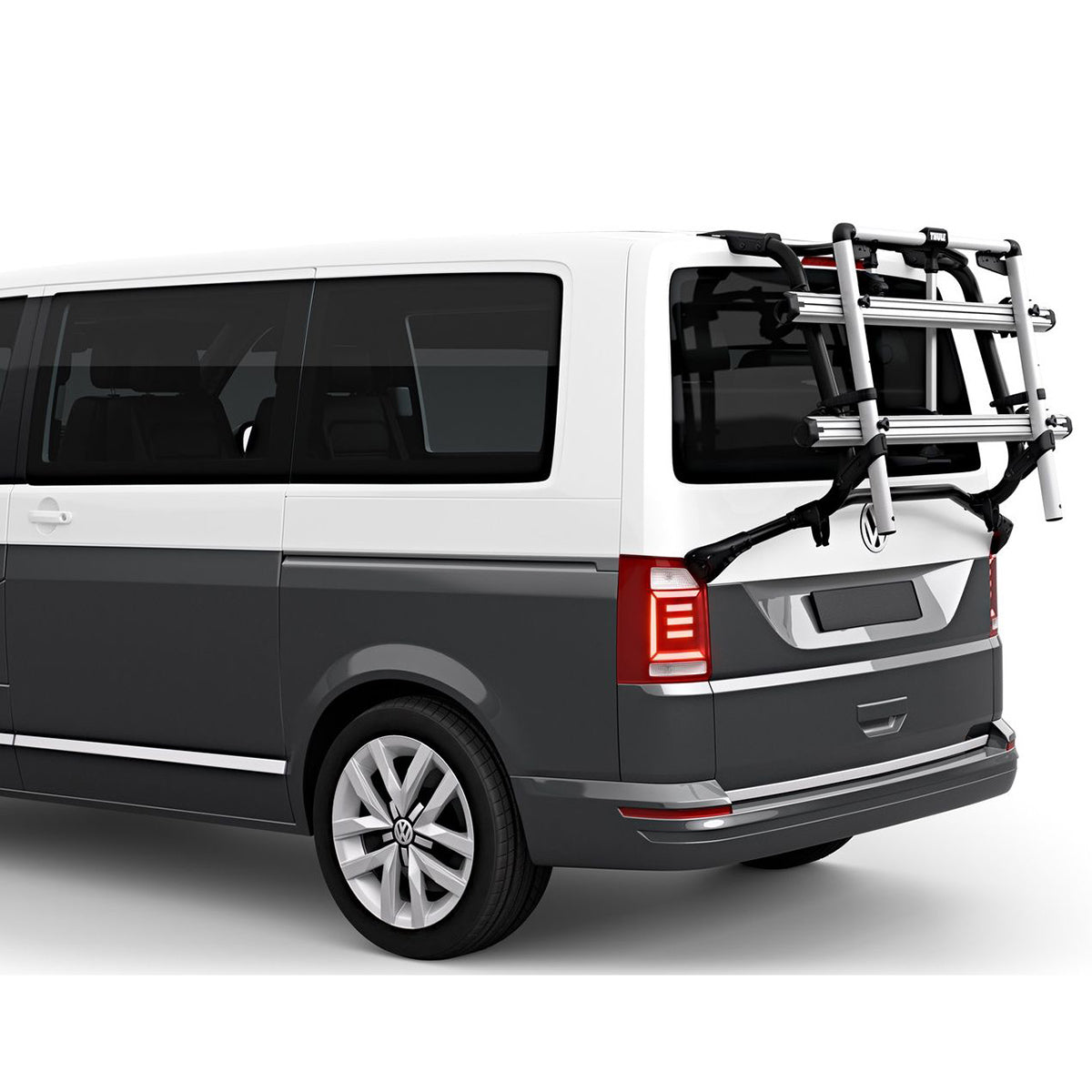 Suport biciclete Thule WanderWay 2 cu prindere pe haion dedicat pentru Volkswagen T6.